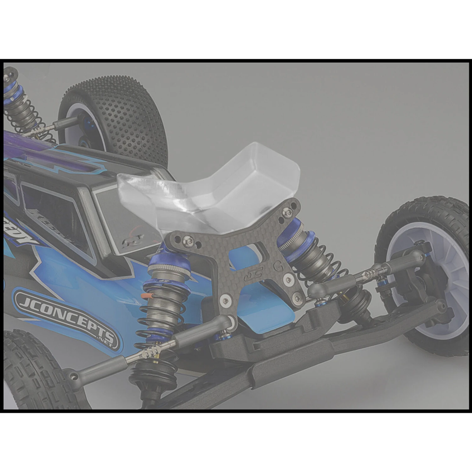JConcepts, Inc. 1/10 Aero Front Clear Wing, Gullwing Front Arm, Narrow (2): B6, B6D 1 JConcepts, Inc. 1/10 Aero Front Clear Wing, Gullwing Front Arm, Narrow (2): B6, B6D