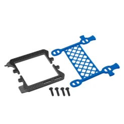 JConcepts, Inc. B6.3 Carbon Logo Cargo Net Battery Brace, Blue