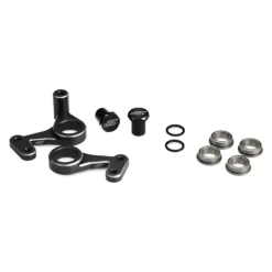 JConcepts, Inc. Aluminum Steering Bell-crank Set, Black: RC10