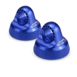 JConcepts, Inc. Fin 12mm V2 Shock Cap, Blue (2): B5M, T5M, SC5M