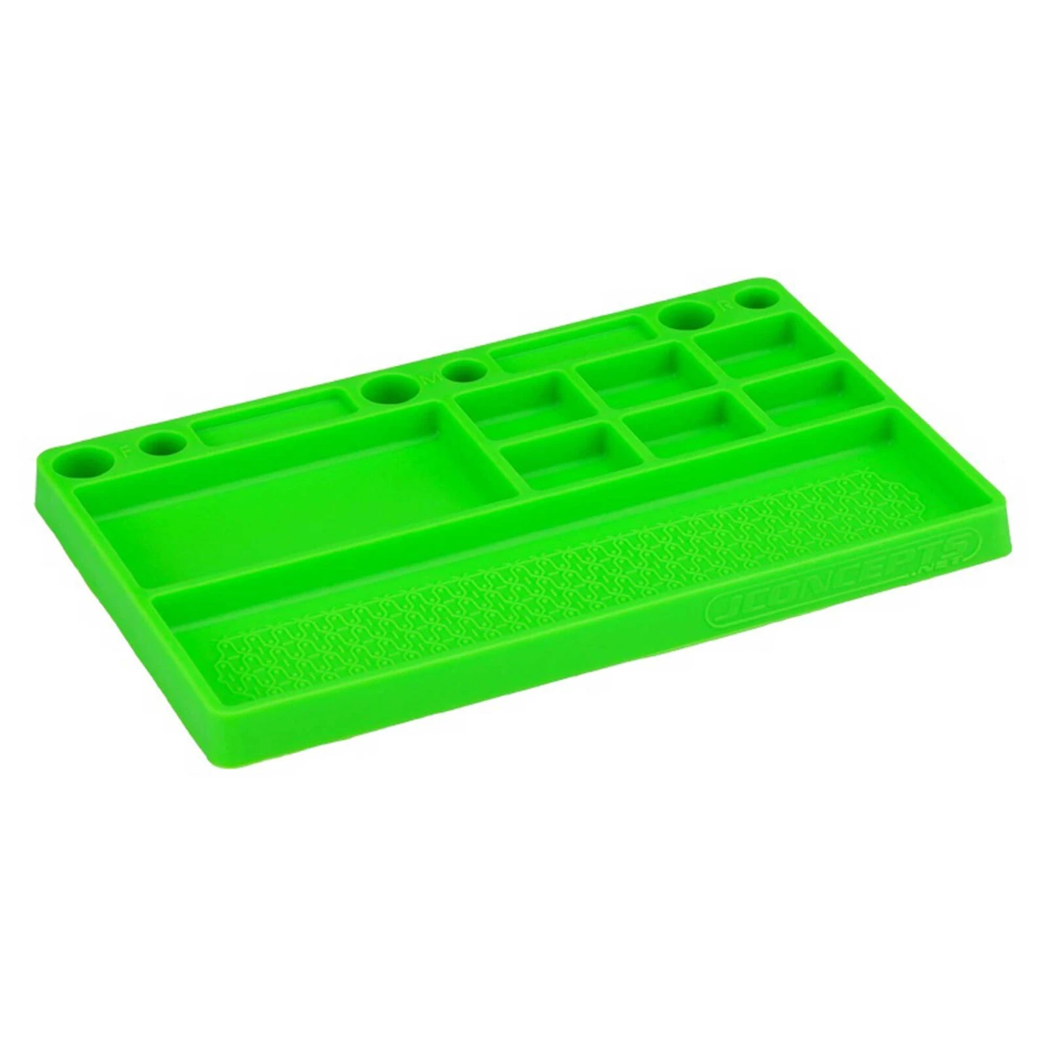 JConcepts, Inc. Parts Tray Rubber Material, Green 1 JConcepts, Inc. Parts Tray Rubber Material, Green