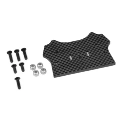 JConcepts, Inc. F2 Truggy Carbon Fiber Body Mount Adapter: D8T Evo3