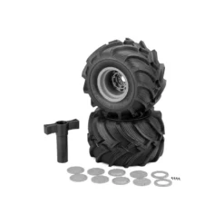 JConcepts, Inc. 1/8 Fling Kings Pre-Mounted Tires, Yellow Compound: Monster Truck (2)