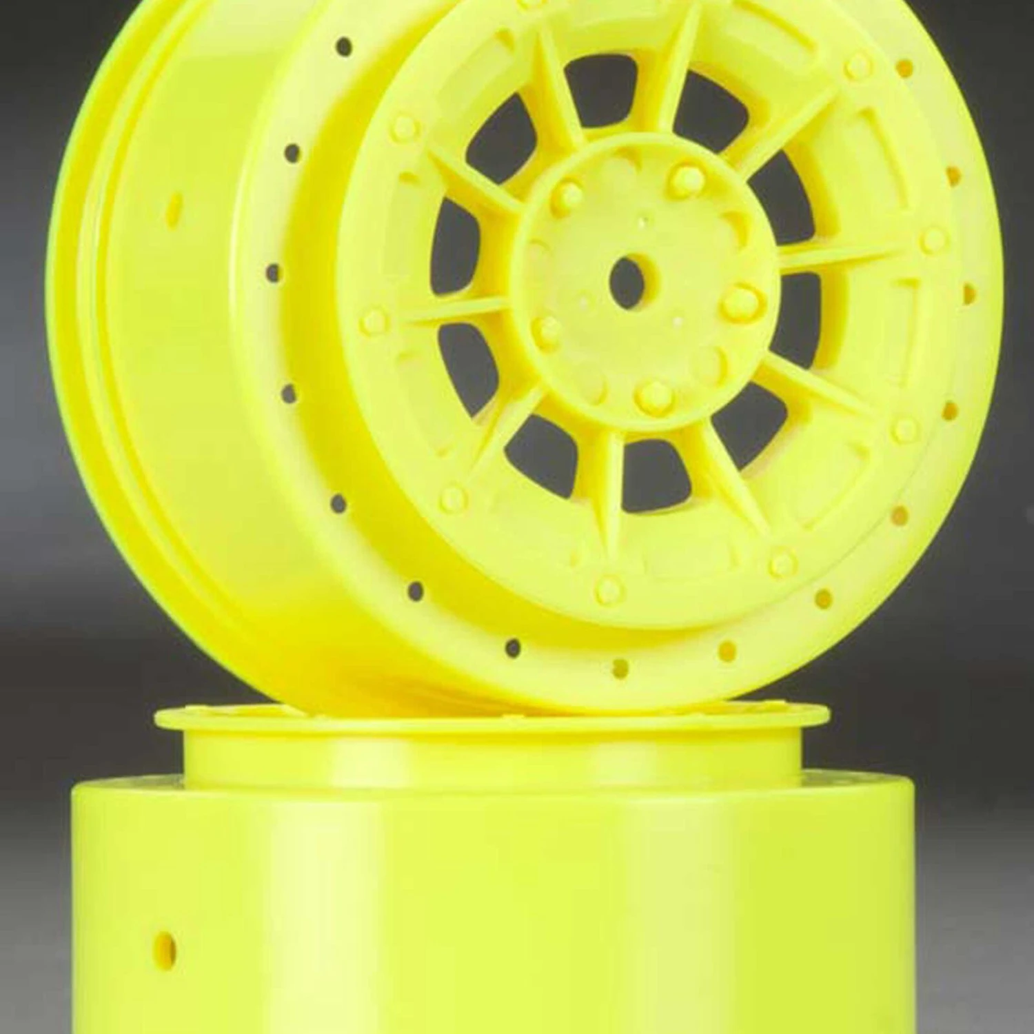 JConcepts, Inc. Hazard Wheel, Yellow: Losi SCTE 1 JConcepts, Inc. Hazard Wheel, Yellow: Losi SCTE