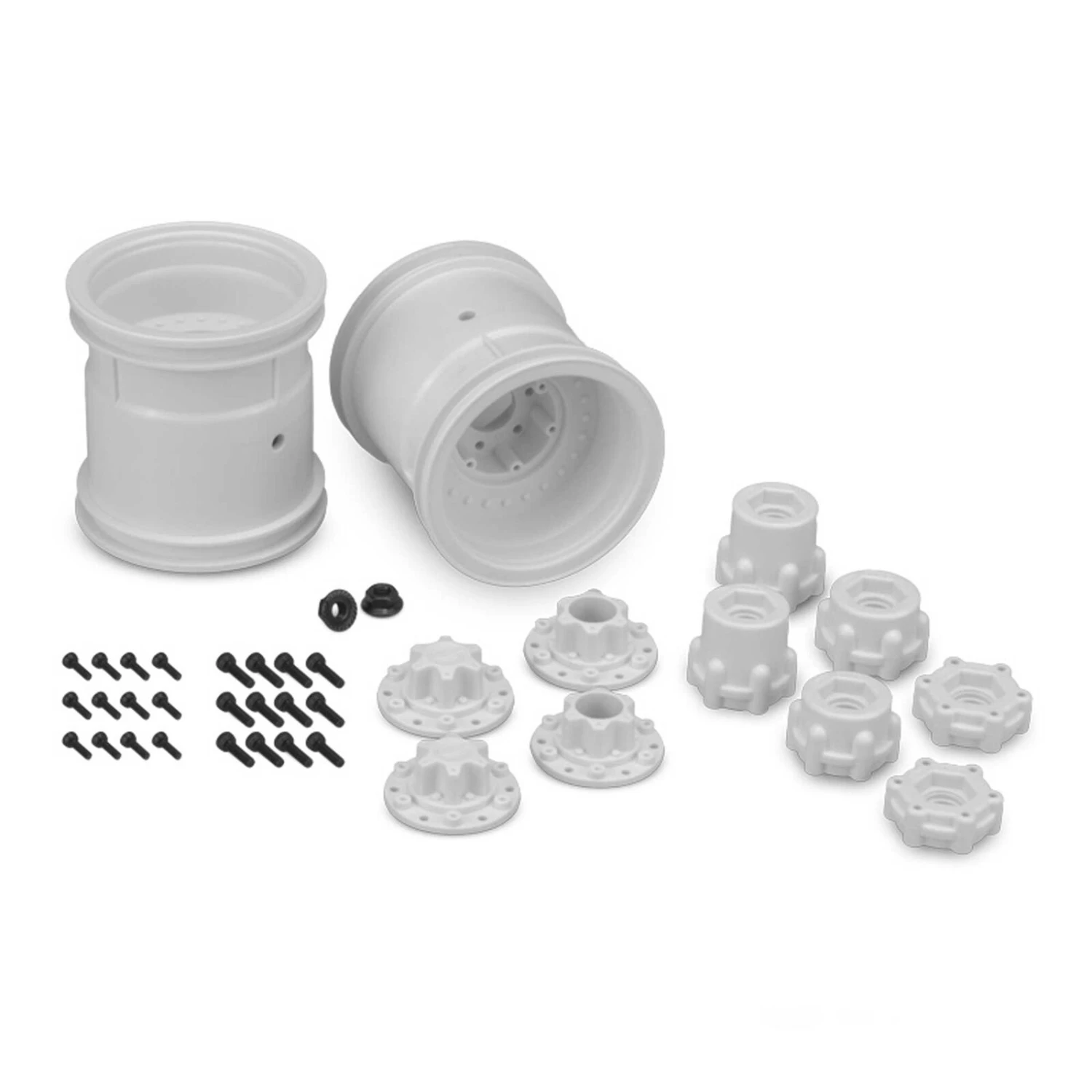 JConcepts, Inc. Midwest 2.2 MT 12mm Hex Wheel with Adapter, White (2) 1 JConcepts, Inc. Midwest 2.2 MT 12mm Hex Wheel with Adapter, White (2)