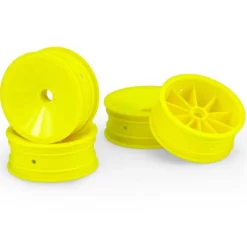JConcepts, Inc. Mono 2.2" Front Wheel, Yellow (4): RC10, RC10B2, RC10B3
