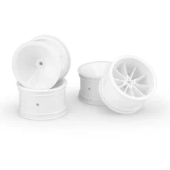 JConcepts, Inc. Mono 2.2" Rear Wheel, White (4): RC10, RC10B2, RC10B3