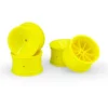 JConcepts, Inc. Mono 2.2" Rear Wheel, Yellow (4): RC10, RC10B2, RC10B3