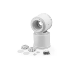 JConcepts, Inc. Aggressor 2.6 x 3.8 Monster Truck Wheel, White (2)