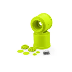 JConcepts, Inc. Aggressor 2.6 x 3.8 Monster Truck Wheel, Yellow (2)