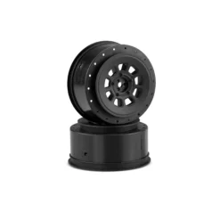JConcepts, Inc. 9-shot 12mm Hex 3mm Offset Wheels, Black (2)