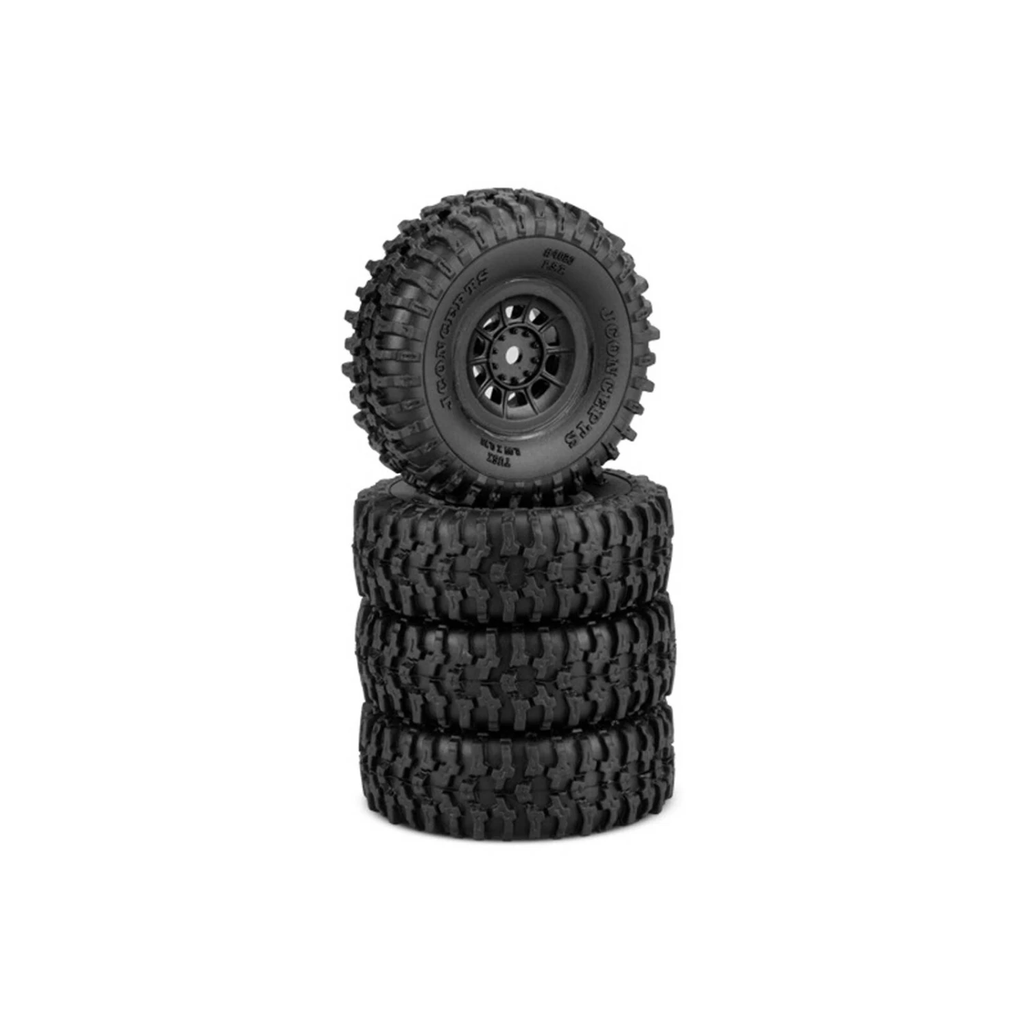 JConcepts, Inc. Tusk Tires, Mounted Black Hazard Wheels, Gold Compound (2) 2 JConcepts, Inc. Tusk Tires, Mounted Black Hazard Wheels, Gold Compound (2) - Image 2
